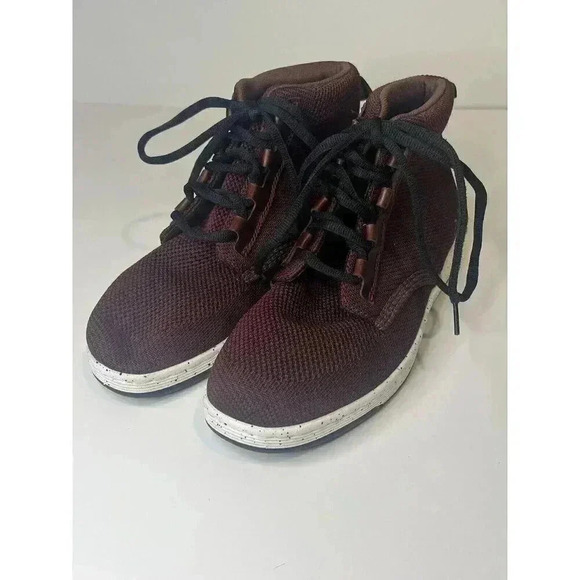 Dr. Martens Shoes - Dr. Martens Telkes Knit Women Size 11 Ankle Sneaker Boot Burgundy Maroon